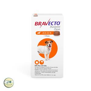 قرص ضد کک و کنه سگ براوکتو (Bravecto) مناسب وزن ۴.۵ تا ۱۰ کیلوگرم