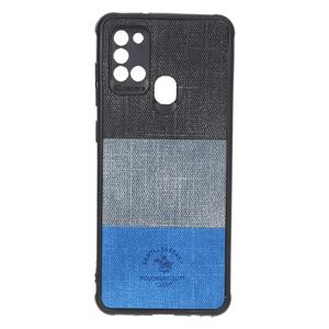 قاب Santa Barbara طرح پارچه ای سه رنگ Samsung Galaxy A21s - کد 328