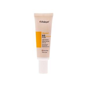 بی بی کرم فلوئیدی ویتالیر ویتامین C رز بژ SPF25 