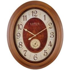 ساعت دیواری چوبی لوتوس مدل LEESBURG کد W-584