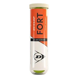 توپ تنیس دانلوپ مدل Clay Court (بسته‌ی چهار عددی)