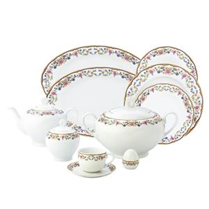 سرویس پذیرایی کامل 102 پارچه چینی زرین مدل گلستان ایتالیا اف 12 نفره