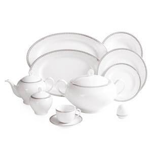 سرویس پذیرایی کامل 102 پارچه چینی زرین مدل ریوا پلاتینی ایتالیا اف 12 نفره