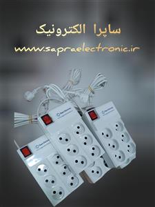چند راهی برق 6 پریز معمولی مدل SP-S6100M