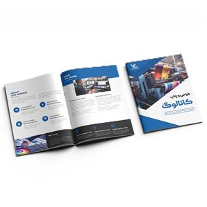 کاتالوگ 16ص (جلد گلاسه 300 بدون روکش/ داخلی گلاسه 130 چهار رنگ)