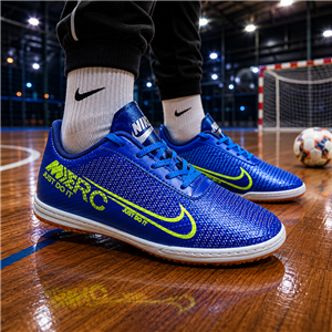 کفش ورزشی فوتسال سالنی مردانه مدل نایک(nike)| آبی| سایز 41-45| دوردوخت|بندی