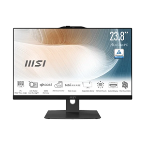 کامپیوتر آل‌این‌وان 24 اینچ MSI Modern AM242P 1M Core 3 100U 8GB DDR5 1TB M.2 - آکبند و پلمپ