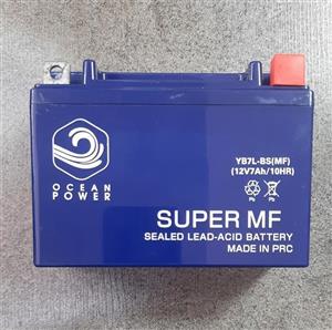 باتری موتور سیکلت 7 آمپر پهن ژل اوشن پاور کد UTX7A