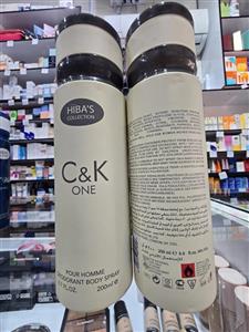 اسپری لباس و بدن هیباس مدل C&K one 200ml اصلی 24 ساعته به شرط اصالت | اورجینال