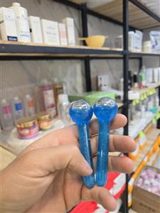 ماساژور زیر چشم گوی یخی آبی بسته ۲ عددی نشکن شیشه ای اصلی به شرط اصالت | اورجینال