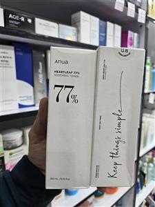 تونر آبرسان و تسکین دهنده آنوا Anua مدل 77% Heartleaf حجم 250 میل اصلی به شرط اصالت | اورجینال کره ای