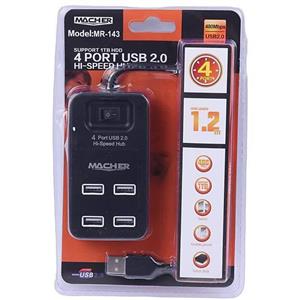 هاب 4 پورت USB مچر MR-143