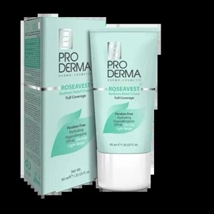 کرم پوشاننده ومرطوب کننده رنگی بژطبیعی برای پوست معمولی و حساس با SPF 40 (CC cream) پرودرما 
