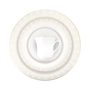 سرویس چینی ۱۰۸ پارچه کامل سریر سپید(چینی زرین)