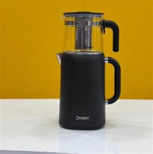 چایساز دسینی KD-2800 | کتری دیجیتال و قوری شیشه‌ای با کنترل لمسی