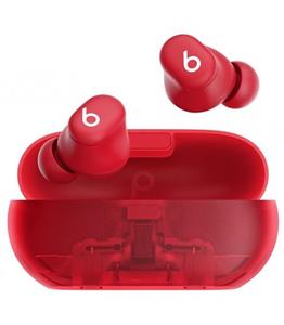 هدفون توگوشی بی‌سیم بیتس سولو بادز مدل Beats Solo Buds | رنگ قرمز