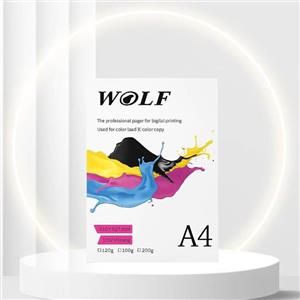 کاغذ A4 عروسکی WOLF 200 گرم (100عددی)(roham)