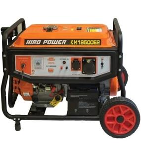 موتور برق 8/5 کیلووات هیروپاور استارتی بنزینی تکفاز مدل HIRO POWER - KM19500E2