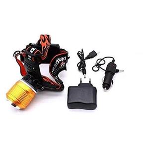 چراغ پیشانی زومدار دو لامپه مدل High Power Headlamp – T6