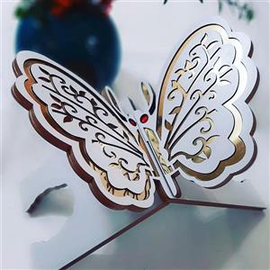 رحل قرآن مدل پروانه MDF با طراحی فانتزی و مدرن