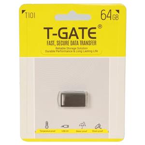 T-GATE T101 USB2.0 Flash Memory – 64GB – (گارانتی آسان سرویس) نقره ای