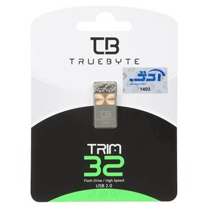 TRUEBYTE TRIM USB2.0 Flash Memory – 32GB طلایی (گارانتی مادام العمر شرکت آی تین)