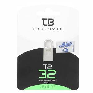 TRUEBYTE T2 USB2.0 Flash Memory-32GB نقره ای (گارانتی مادام العمر شرکت آی تین)