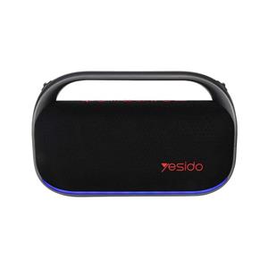 اسپیکر بلوتوثی شارژی 80 وات Yesido مدل YSW31 با نورپردازی RGB – مشکی (گارانتی 18 ماه تعویض نیکان همراه)