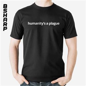تیشرت After Life طرح Humanity's A Plague