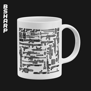 ماگ GTA طرح تفنگ ها