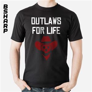 تیشرت Red Dead Redemption طرح Outlaws