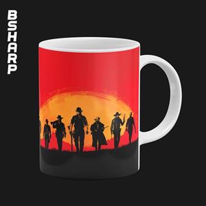 ماگ Red Dead Redemption طرح کاور 3