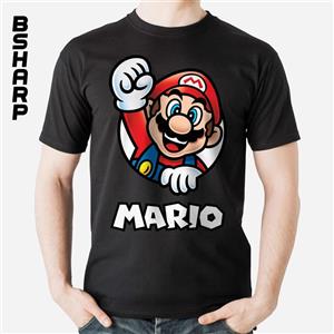 تیشرت Super Mario طرح Mario