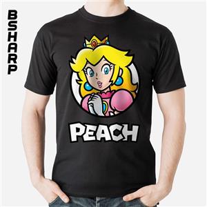 تیشرت Super Mario طرح Peach