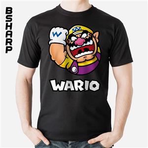 تیشرت Super Mario طرح Wario