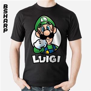 تیشرت Super Mario طرح Luigi