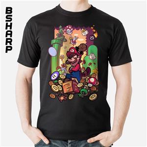 تیشرت Super Mario طرح ماجراجویی