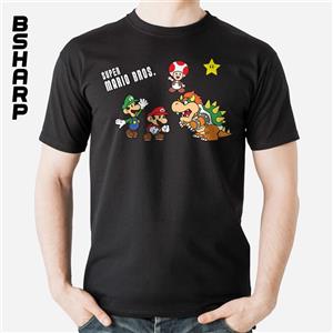 تیشرت Super Mario طرح Bros