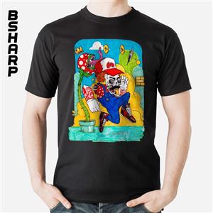 تیشرت Super Mario طرح زامبی
