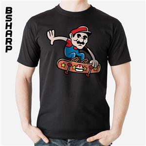 تیشرت Super Mario طرح اسکی