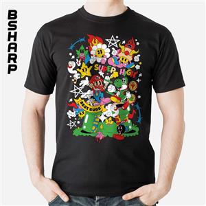 تیشرت Super Mario طرح Best Buds
