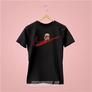 تیشرت Attack on Titan طرح Nike Colossal