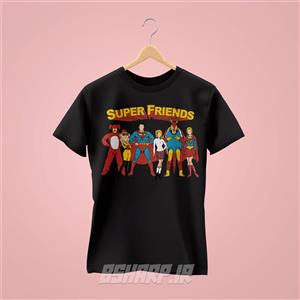 تیشرت Friends طرح Super Friends