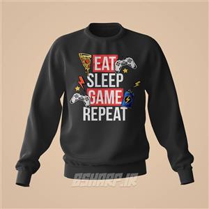 دورس Gamer طرح غذا خواب بازی تکرار