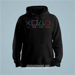 هودی Gamer طرح دکمه ها