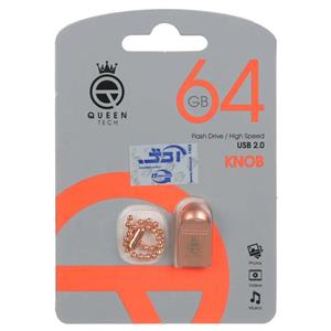 Queen Knob USB2.0 Flash Memory-64GB رزگلد (گارانتی مادام العمر شرکت آی تین)