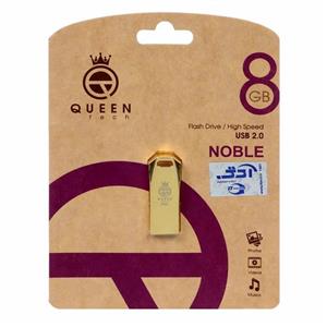 Queen NOBLE USB2.0 Flash Memory – 8GB طلایی (گارانتی مادام العمر شرکت آی تین)