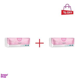 نوار بهداشتی پنبه ریز مدل لطیف سایز Large بسته 10 عددی مجموعه 2 عددی