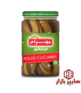 خیارشور 650 گرم معمولی مهرام