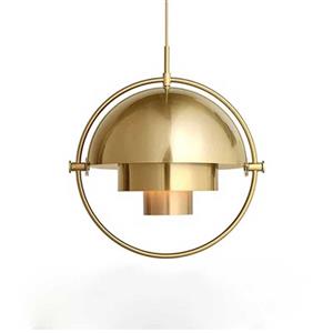 لوستر آویز مدرن مدل Gold lens کد L313
